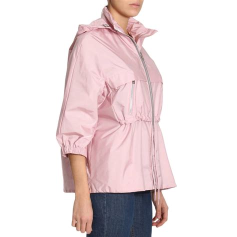 prada pink coat